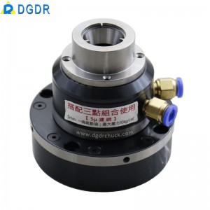 high precision mini air collet chuck GAL-15 grinder machine penumatic chuck rotary clamping tools for automatic equipment