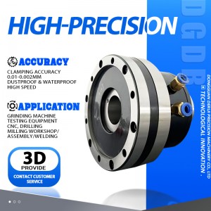 gringding machine with 5C collet air collet chuck turning machine pneumatic collet chuck for lath through hole 25 high precision