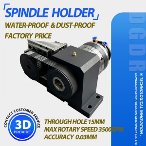 automatic equipment air collet chuck spindle holder through hole pneumatic chuck for high precision machine Flower stripper machine chuck