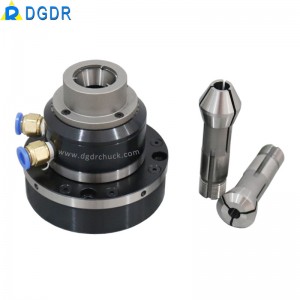 high precision mini air collet chuck GAL-15 grinder machine penumatic chuck rotary clamping tools for automatic equipment