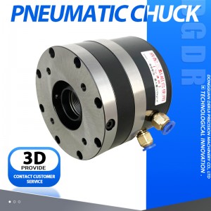 automatic equipment air collet chuck with 5C collet 25MM through hole pneumatic chuck for small lathe high precision clamping tools rotary power chuck