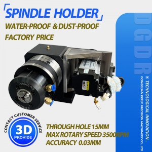 automatic equipment air collet chuck spindle holder through hole pneumatic chuck for high precision machine Flower stripper machine chuck