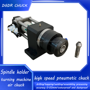high speed rotary air collet chuck JAC-15 small spindle holder for lath automatic processing pneumatic chuck