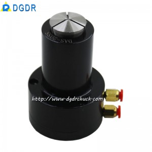 stationary air collet chuck DAS-20SS for tapping and drilling machine welding equipment pneumatic chuck