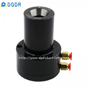 stationary air collet chuck DAS-20SS for tapping and drilling machine welding equipment pneumatic chuck