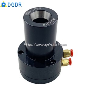 stationary air collet chuck DAS-20SS for tapping and drilling machine welding equipment pneumatic chuck