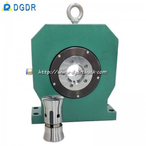 Supply two-way spindle chuck, Pneumatic chuck, synchronous belt drive rotary, hubs of bicycle wheels chuck