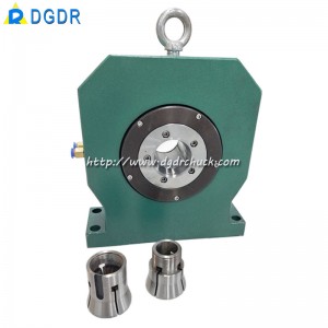 Supply two-way spindle chuck, Pneumatic chuck, synchronous belt drive rotary, hubs of bicycle wheels chuck
