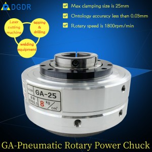 Taiwan tapping machine chuck GA-25 laserskärning svetsning pneumatisk roterande chuck