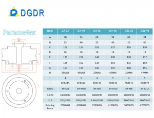 alta qualidade mandril máquina de soldar, GA-40 pneumática controlada digitais torno do mandril, o mandril de máquina moedor