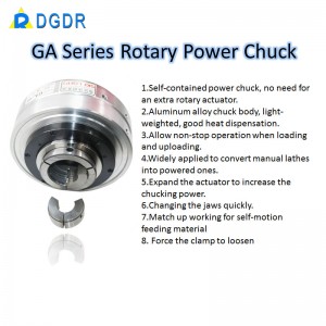 rotary power chuck for cutting equipment GA-40
