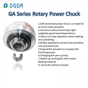 rotary pneumatic vice clam chuck for laser cutting machine GA-40