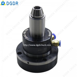 grinding machine air collet chuck GAL-15-D small size pneumatic chuck through hole design high presicion clamping tools