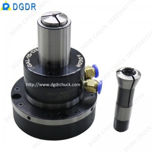 grinding machine air collet chuck GAL-15-D small size pneumatic chuck through hole design high presicion clamping tools