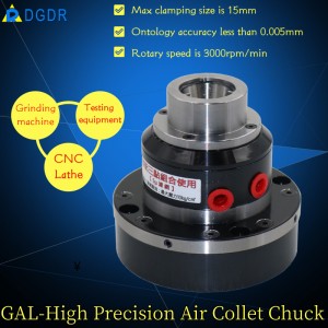 4th 5th axis equipment collet chuck mini air chuck for high precision machine