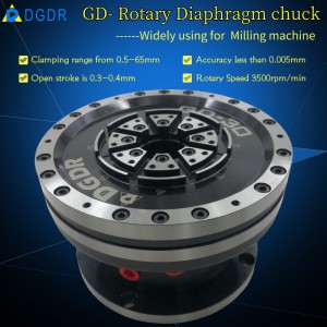 GD-30 high precision air diaphragm chuck for grinding machine pneumatic chuck for precision equipment