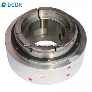 Large diameter hydraulic chuck GH-150 laser cutting machine oil pressure rotary clamp seat punch air chuck