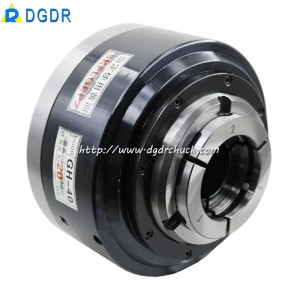 GH-40 Vertical fixing standard through-hole pneumatic cnc lathe Rotary power chuck for capper machine tapping machine drilling machine oil chuck