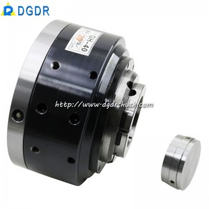 GH-40 Vertical fixing standard through-hole pneumatic cnc lathe Rotary power chuck for capper machine tapping machine drilling machine oil chuck