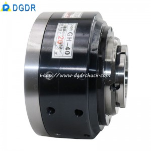 GH-40 Vertical fixing standard through-hole pneumatic cnc lathe Rotary power chuck for capper machine tapping machine drilling machine oil chuck