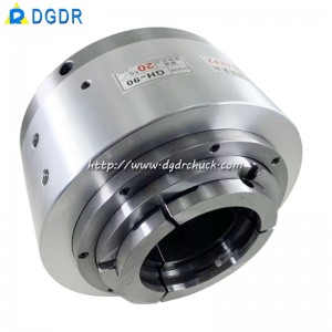 GH90/GH120 through hole hollow pneumatic rotary chuck laser pipe cutting machine sealing oil pressure chuck seat