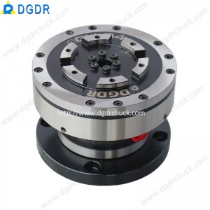 mini diaphragm air chuck for grinding machine through hole 10mm rotary pneumatic chuck high precision air collet chuck