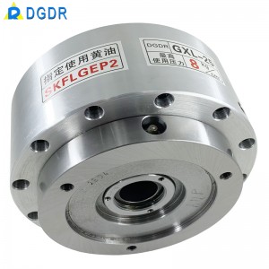 pneumatic tapping machine chuck for CNC lathe welding equipment rotary chuck air pressure hollow rotary chuck seat GXL-25