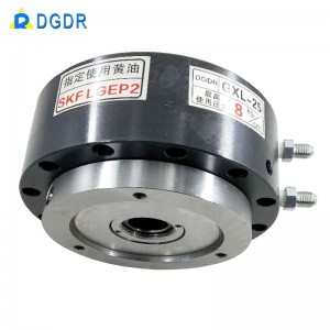 pneumatic tapping machine chuck for CNC lathe welding equipment rotary chuck air pressure hollow rotary chuck seat GXL-25