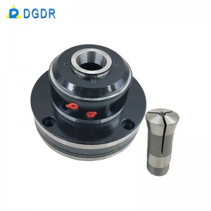 DGDR JAC-25 vertical fixing standard collet chuck with through-hole pneumatic chuck