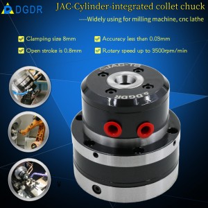 mini cylinder-Integrated air collet chuck JAC-T8 mini chuck