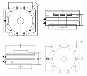 high precision diaphragm chuck JDS-100 fixed type pneumatic chuck air chuck