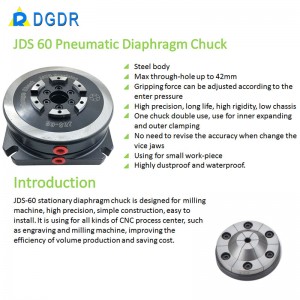 Taiwan king JDS vertical diaphragm type pneumatic chuck fixed can not rotate the chuck – oil pressure chuck