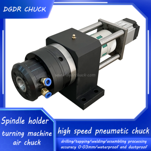 high speed rotary air collet chuck JAC-15 small spindle holder for lath automatic processing pneumatic chuck