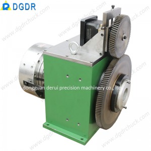 laser cutting machine rotary power chuck spindle holder 89mm through hole pneumatic chuck for lath equipment hydraulic chuck